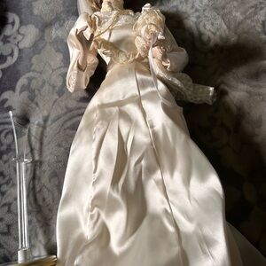 Elegant Cream Bridal Doll